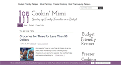 Desktop Screenshot of cookingmimi.com